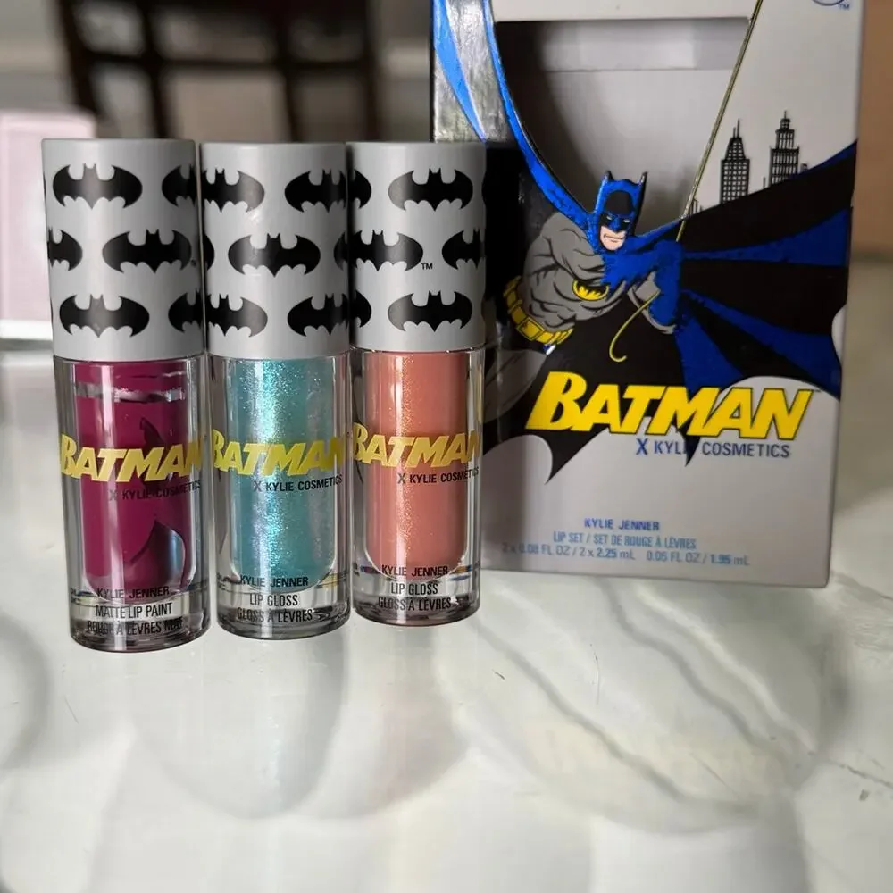 Kylie Cosmetics x Batman Limited Edition Lip Set – Brand New Authentic